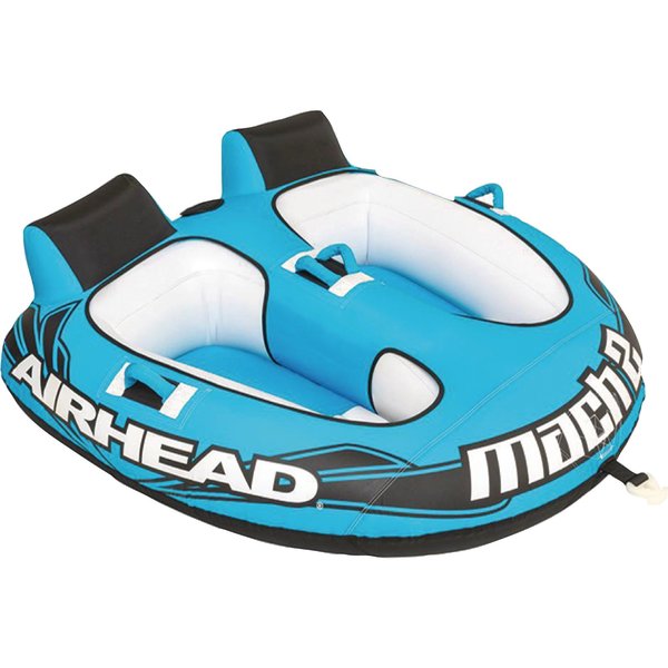 Airhead Mach 2 Inflatable Double Rider Towable Water Tube AHM2-2